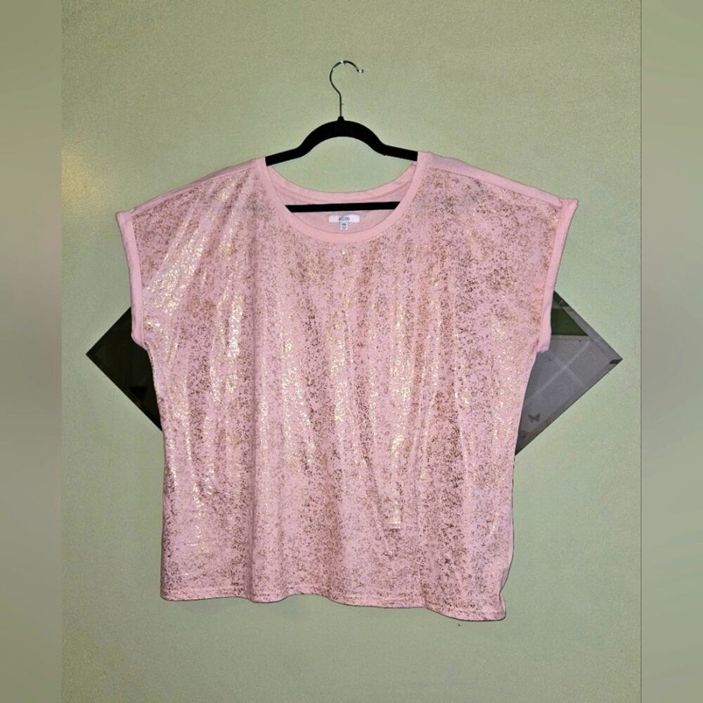 Nucco Pink/Gold XXL Top NWOT